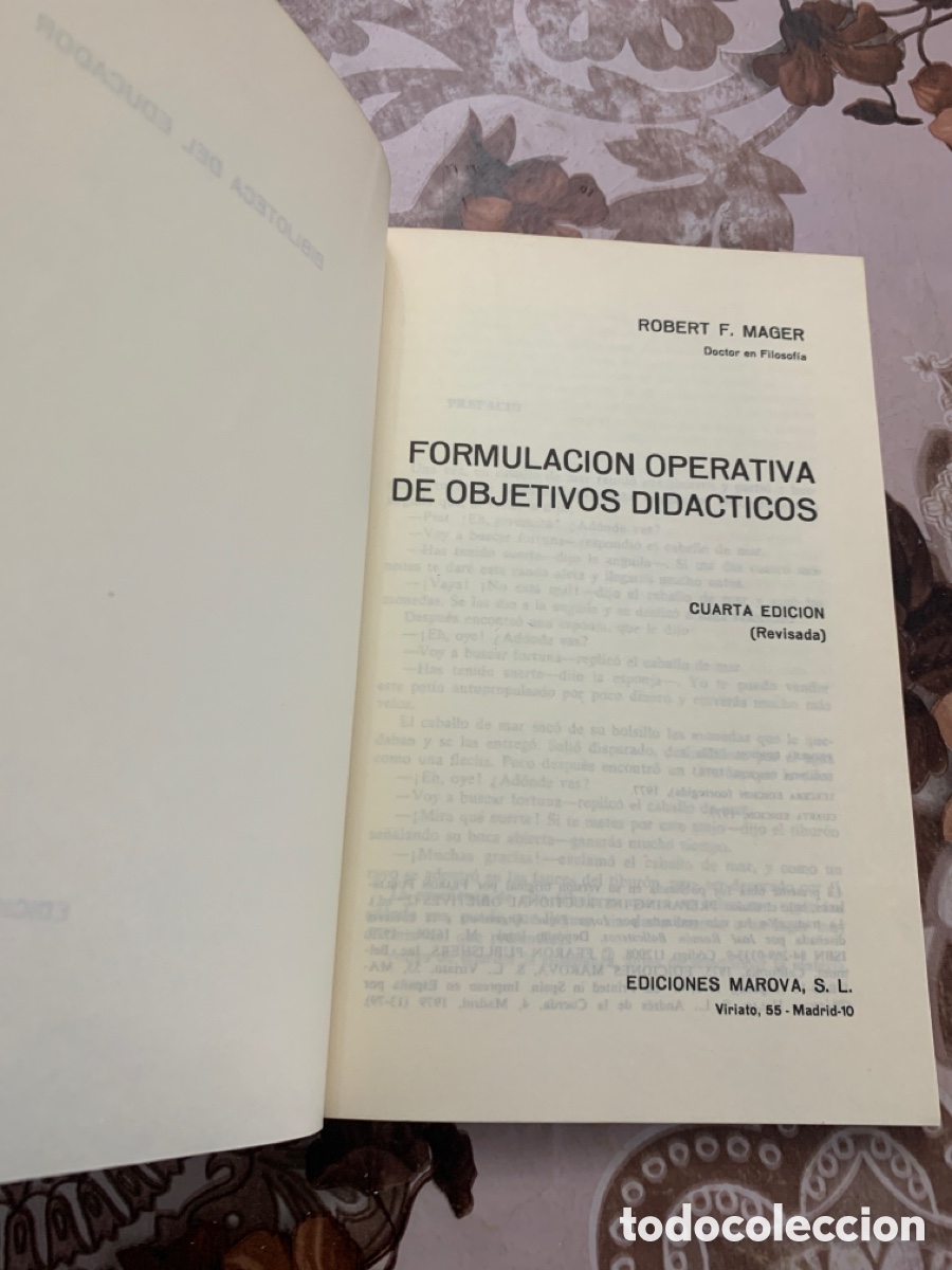 Libros de segunda mano: Formulaci&oacute;n operativa de objetivos did&aacute;cticos. Robert F. Mager. - Foto 5