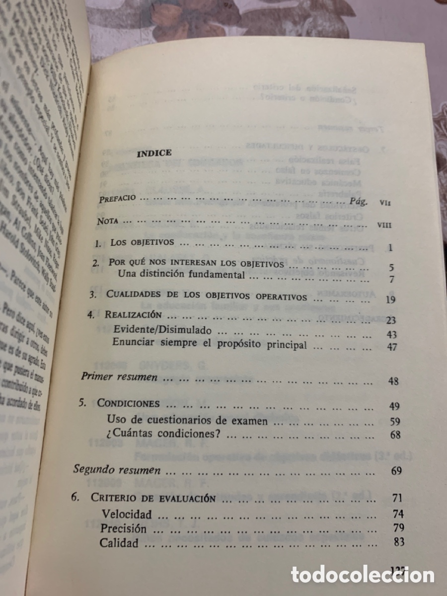 Libros de segunda mano: Formulaci&oacute;n operativa de objetivos did&aacute;cticos. Robert F. Mager. - Foto 6