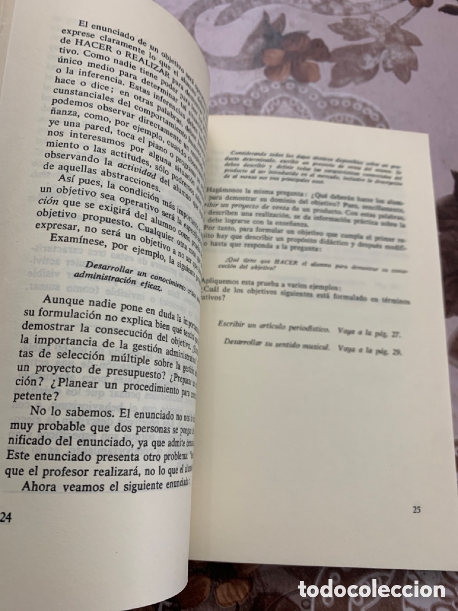 Libros de segunda mano: Formulaci&oacute;n operativa de objetivos did&aacute;cticos. Robert F. Mager. - Foto 8
