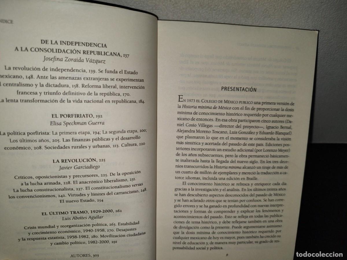 Libros de segunda mano: 48- NUEVA HISTORIA M&Iacute;NIMA DE M&Eacute;XICO - Foto 5