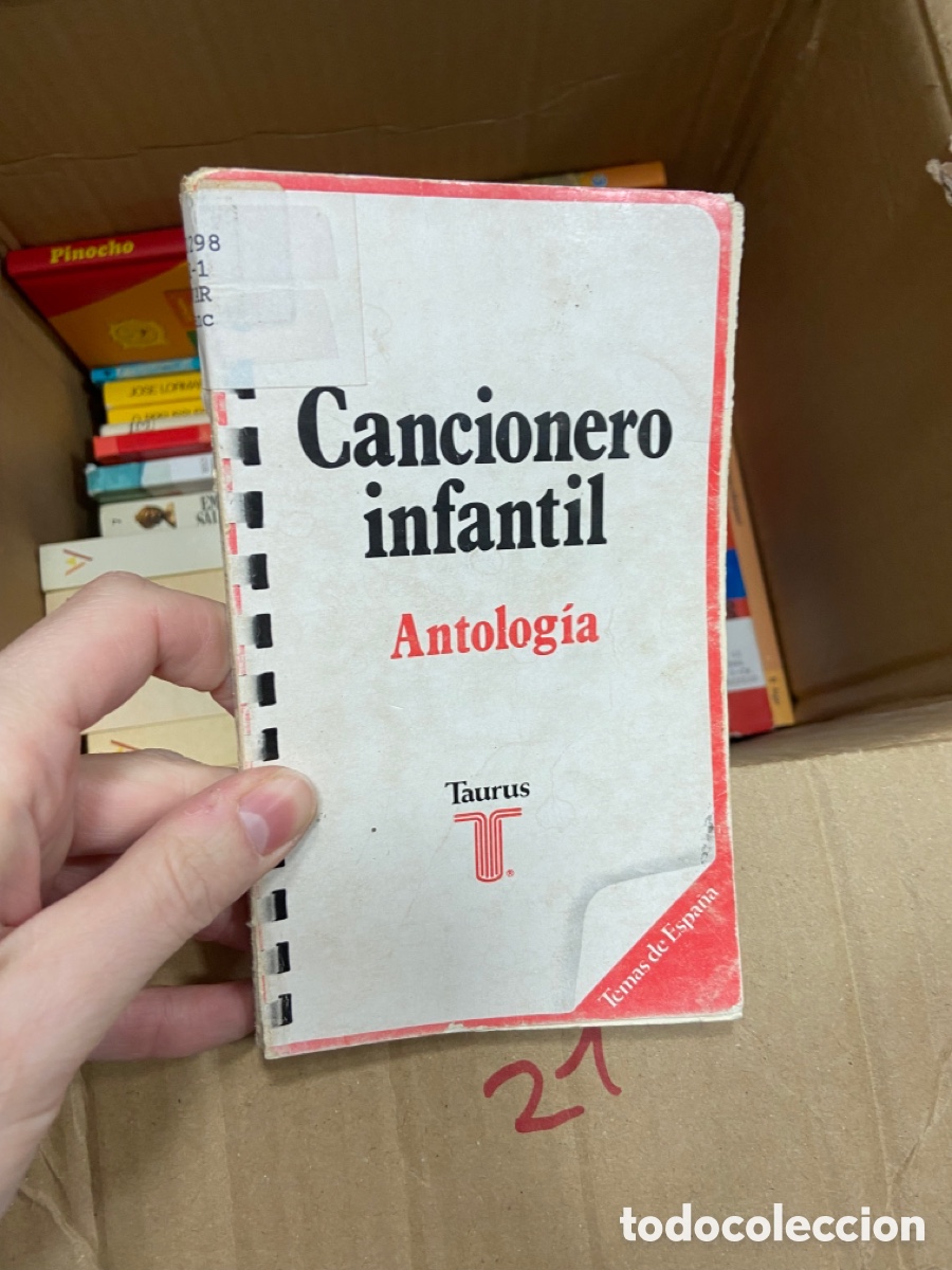 Libros de segunda mano: Caja21 Cancionero infantil Antolog&iacute;a