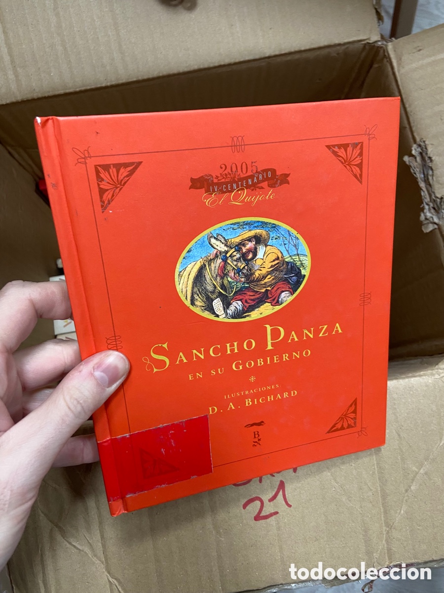 Libros de segunda mano: Caja21 &bull;SANCHO PANZA EN SU GOBIErNO, ILUSTRACIONES: D. A. BICHARD