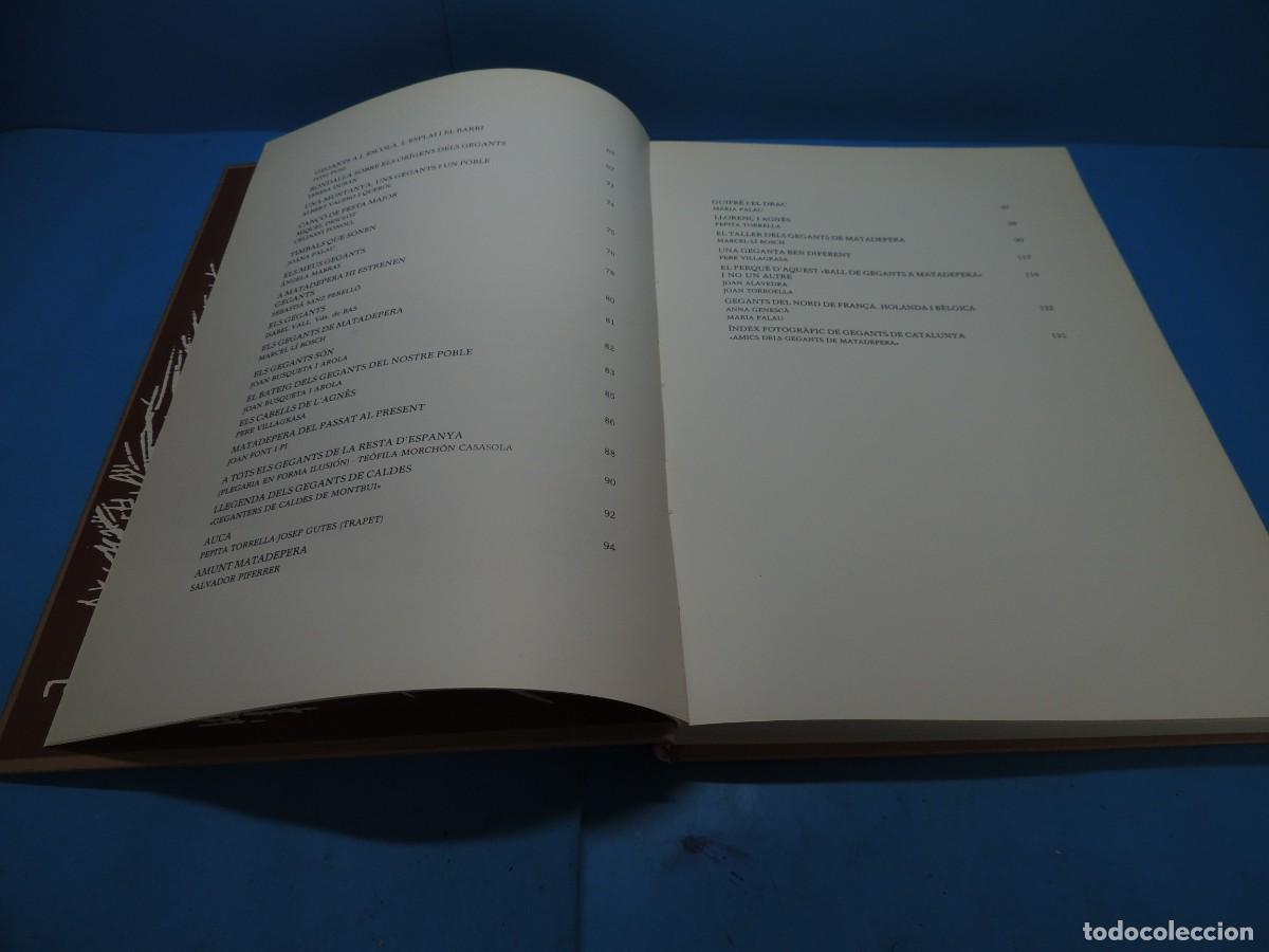 Libros de segunda mano: GEGANTS. APORTACI&Oacute; DE MATADEPERA AL NOSTRE FOLKLORE .- VV.AA. - Foto 6
