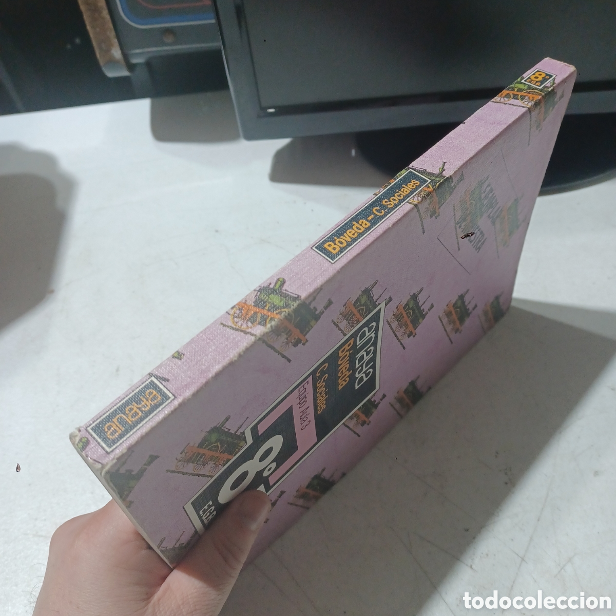 Libros de segunda mano: BOVEDA C. SOCIALES 8&deg; E.G.B. ANAYA EQUIPO AULA 3 - Foto 4