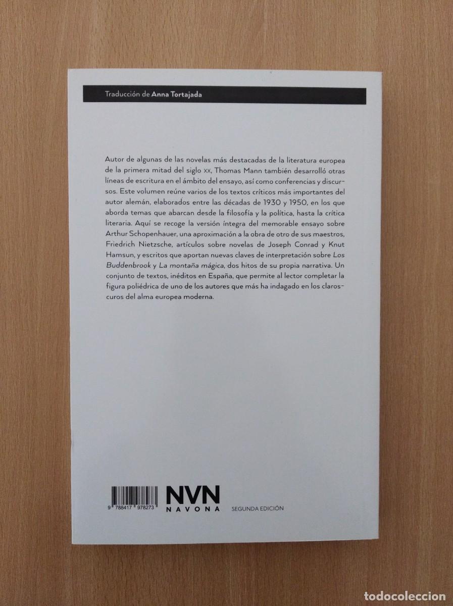 Libros de segunda mano: TEXTOS CR&Iacute;TICOS. Thomas Mann - Foto 2