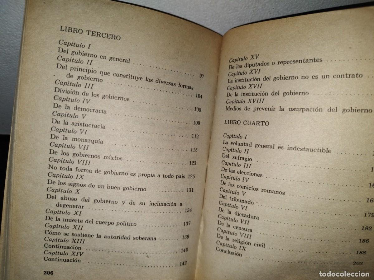 Libros de segunda mano: 49- EL CONTRATO SOCIAL - ROUSSEAU - Foto 5