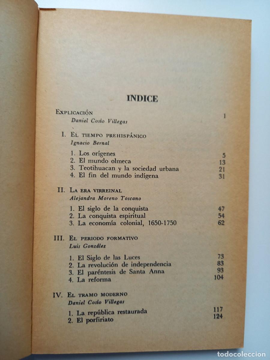Libros de segunda mano: Historia M&iacute;nima de M&eacute;xico. Daniel Cosio Villegas - Foto 4