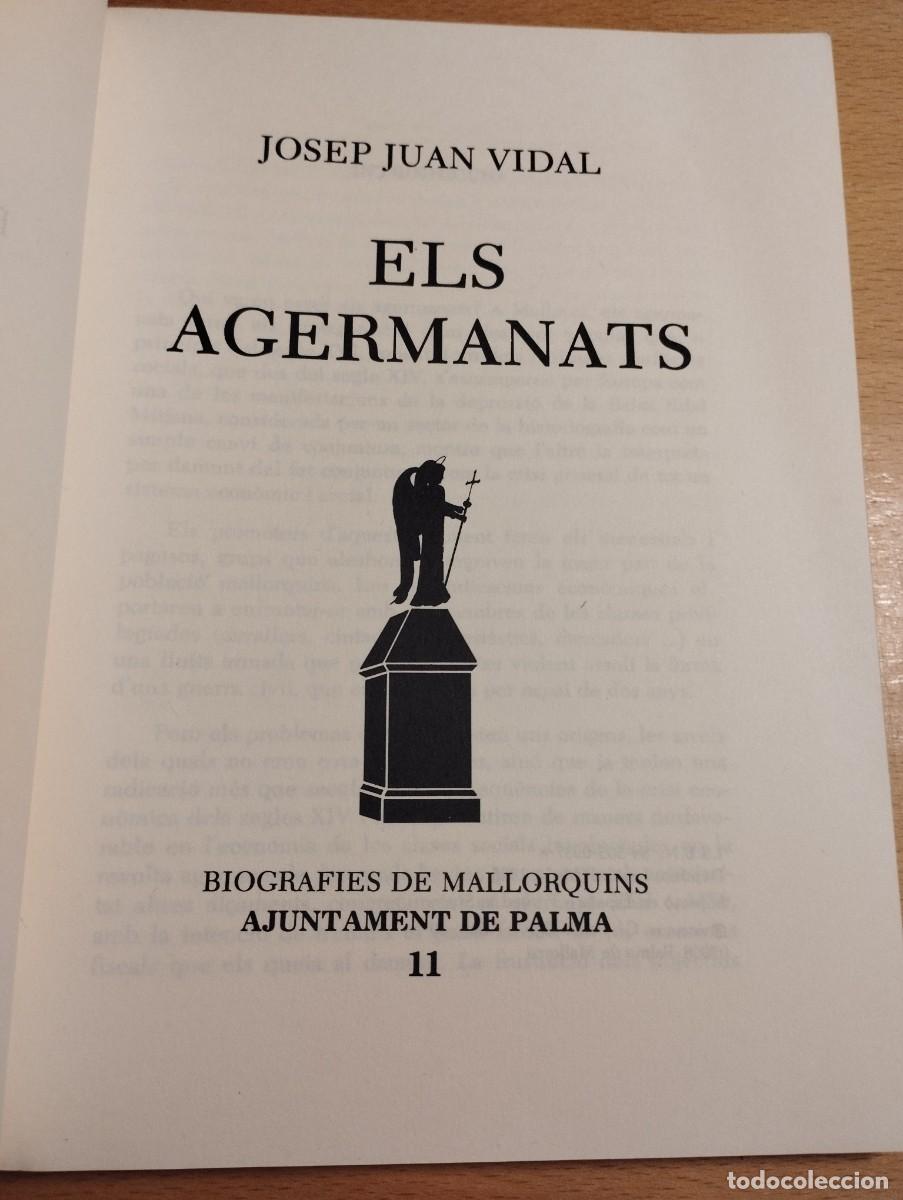 Libros de segunda mano: ELS AGERMANATS (JOSEP JUAN VIDAL) - Foto 2
