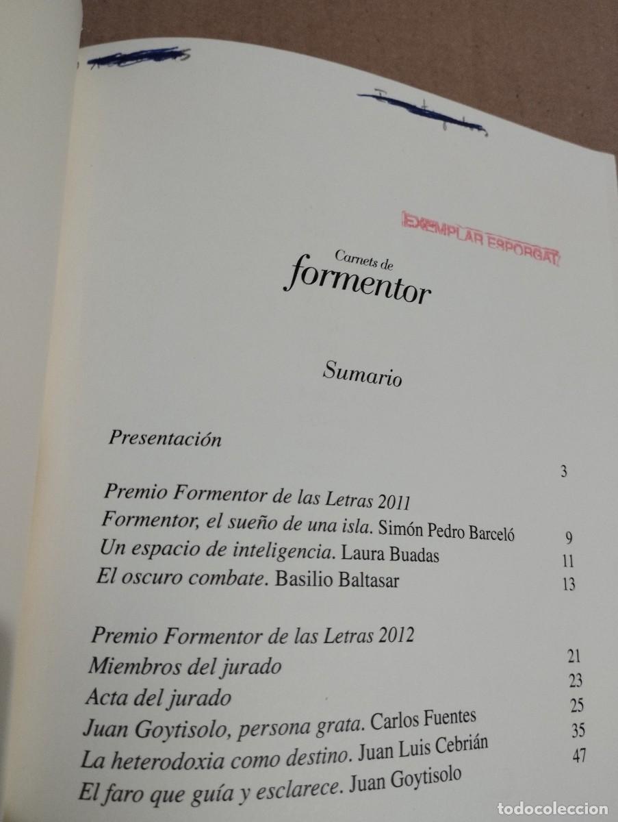 Libros de segunda mano: CARNETS DE FORMENTOR N&ordm; 1 (SEPTIEMBRE 2012) - Foto 2