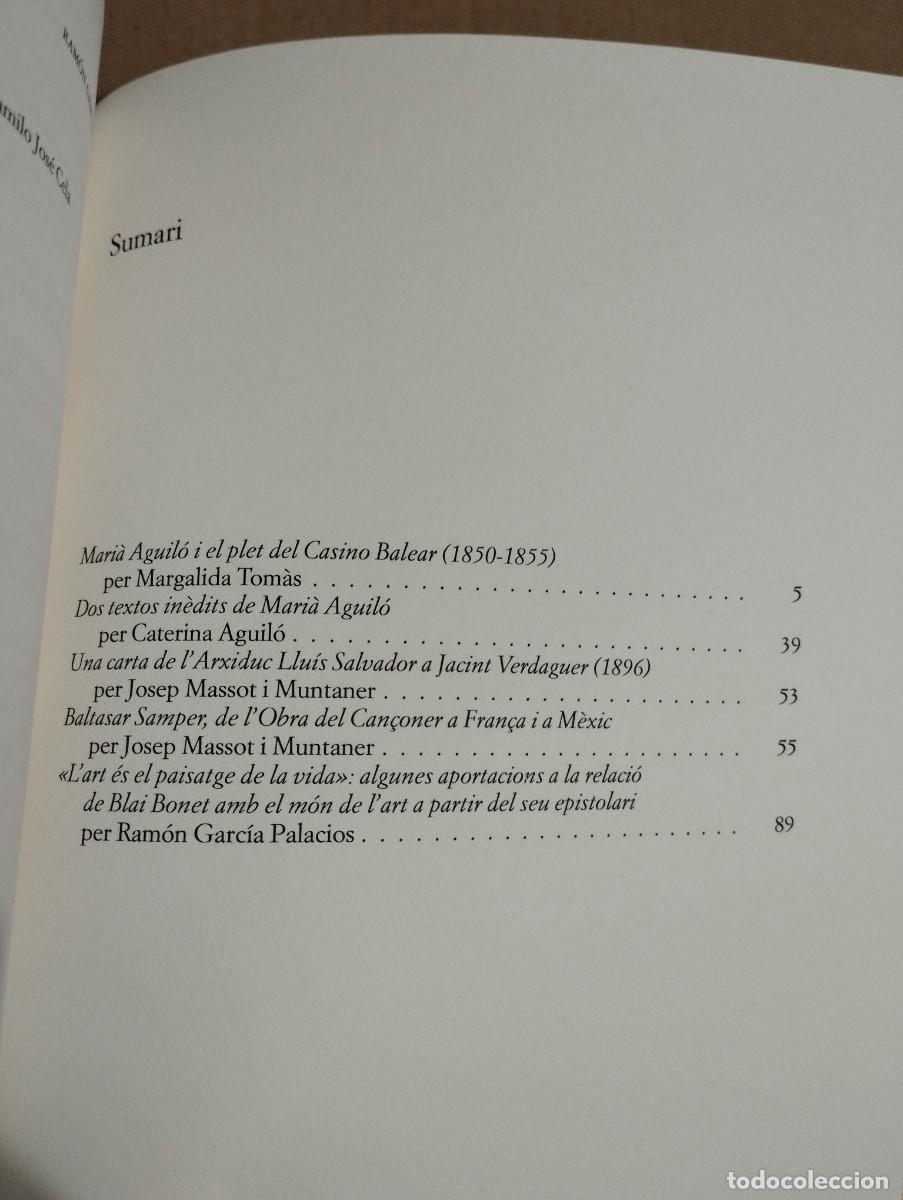 Libros de segunda mano: DE MARI&Agrave; AGUIL&Oacute; A BLAI BONET (RANDA N&ordm; 82) - Foto 2