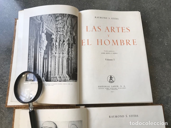Libros de segunda mano: Las artes y el hombre. Stites. 2 tomos. - Foto 4