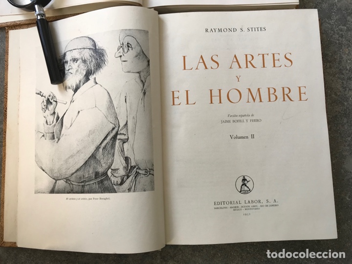 Libros de segunda mano: Las artes y el hombre. Stites. 2 tomos. - Foto 5