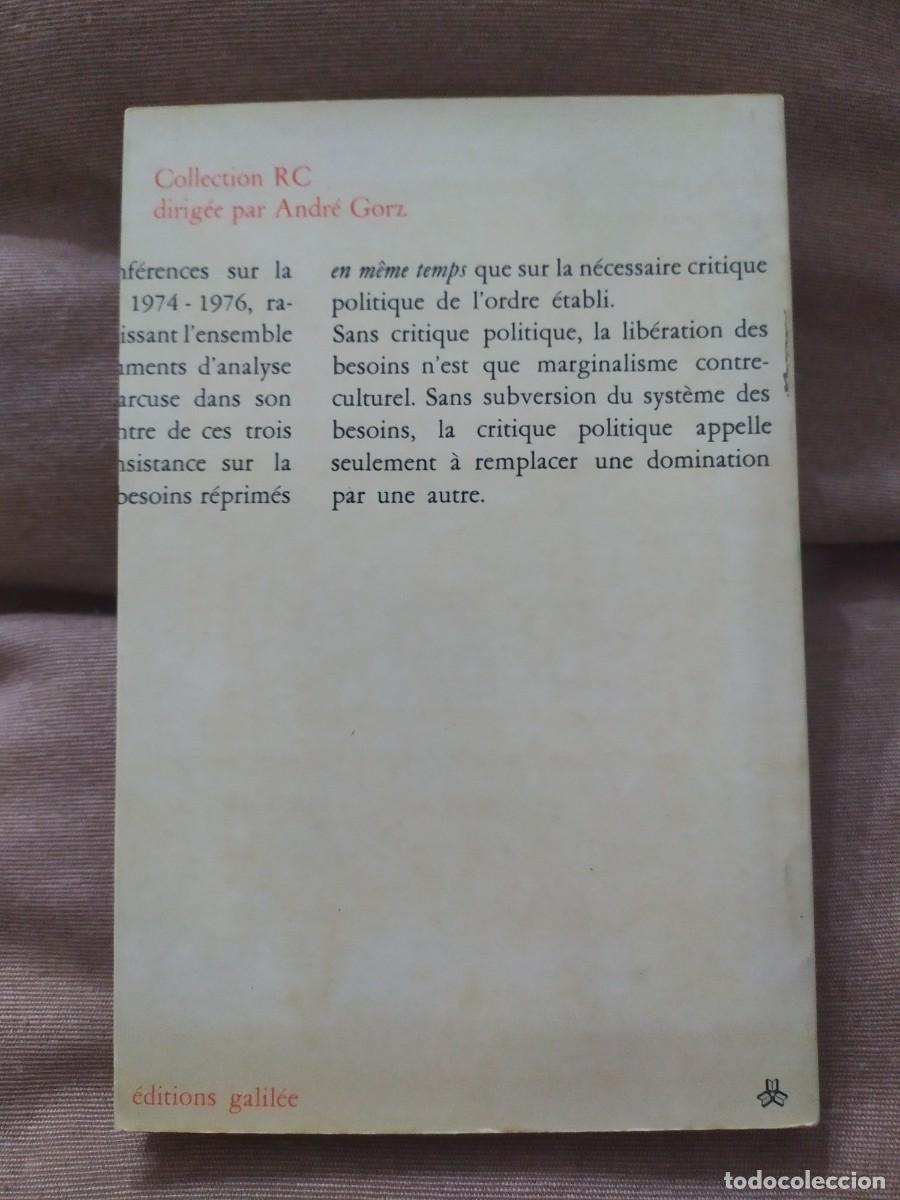Libros de segunda mano: 1976. Actuels. Herbert Marcuse. - Foto 8