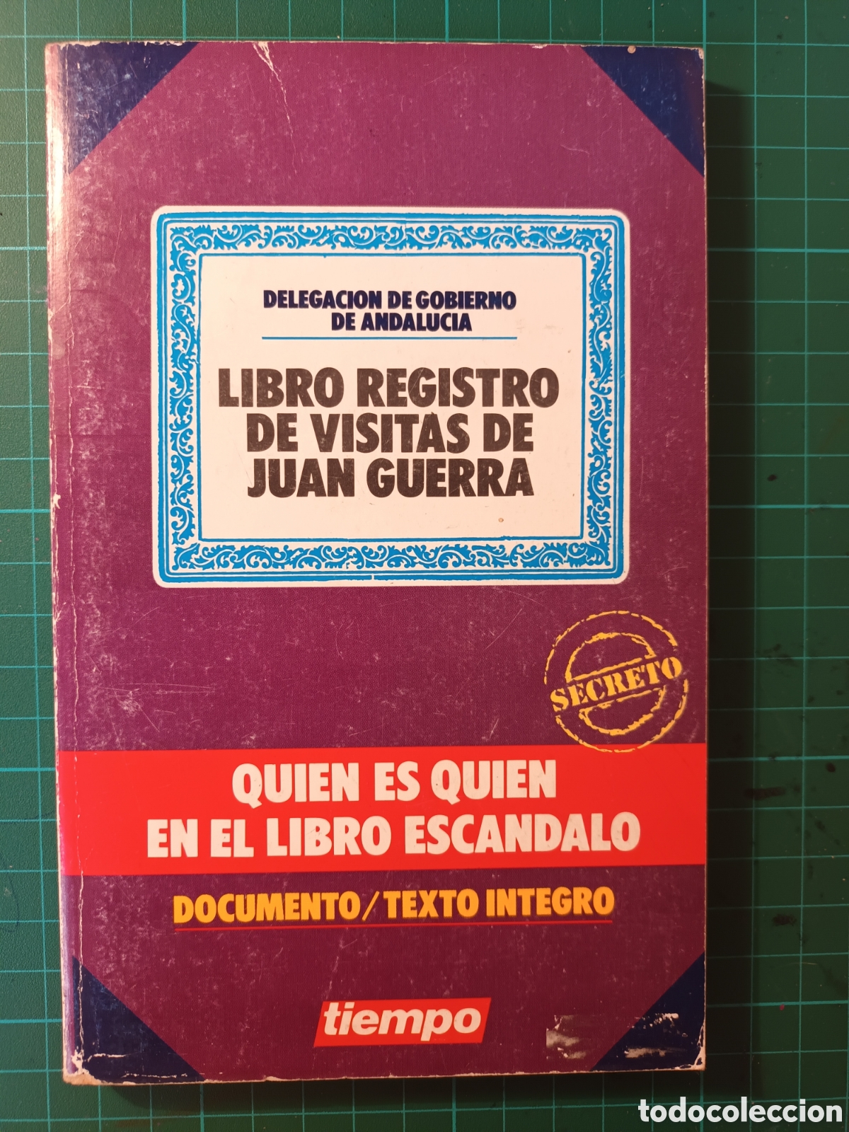 Libros de segunda mano: LIBRO REGISTRADO DE VISITAS DE JUAN GUERRA - Foto 1