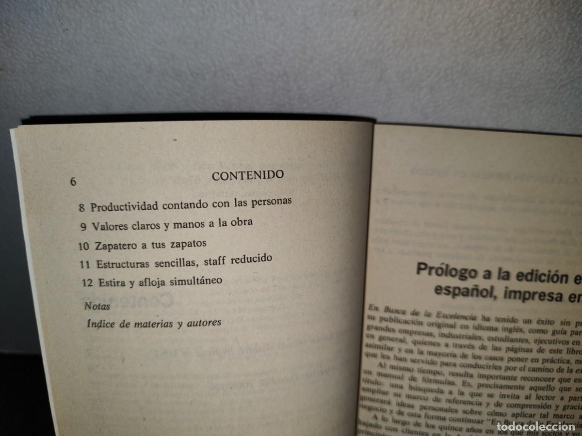 Libros de segunda mano: 51- EN BUSCA DE LA EXCELENCIA - THOMAS J. PETERS - Foto 4