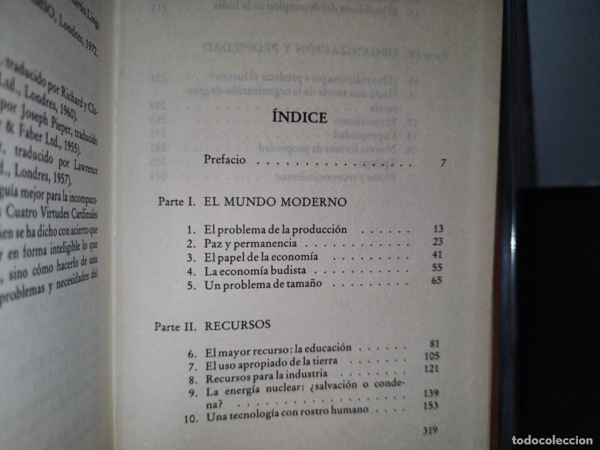 Libros de segunda mano: 51- LO PEQUE&Ntilde;O ES HERMOSO - E. F. SCHUMACHER - Foto 5