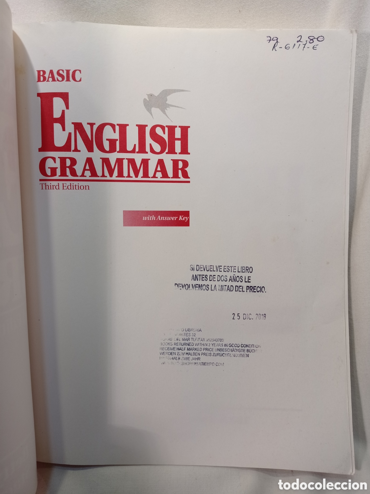 Libros de segunda mano: BASIC ENGLISH GRAMMAR. PEARSON LONGMAN - Foto 2