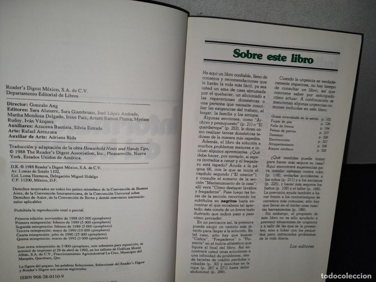 Libros de segunda mano: 51- INFORMATODO DEL HOGAR. SELECCIONES DEL READERS DIGEST - Foto 4