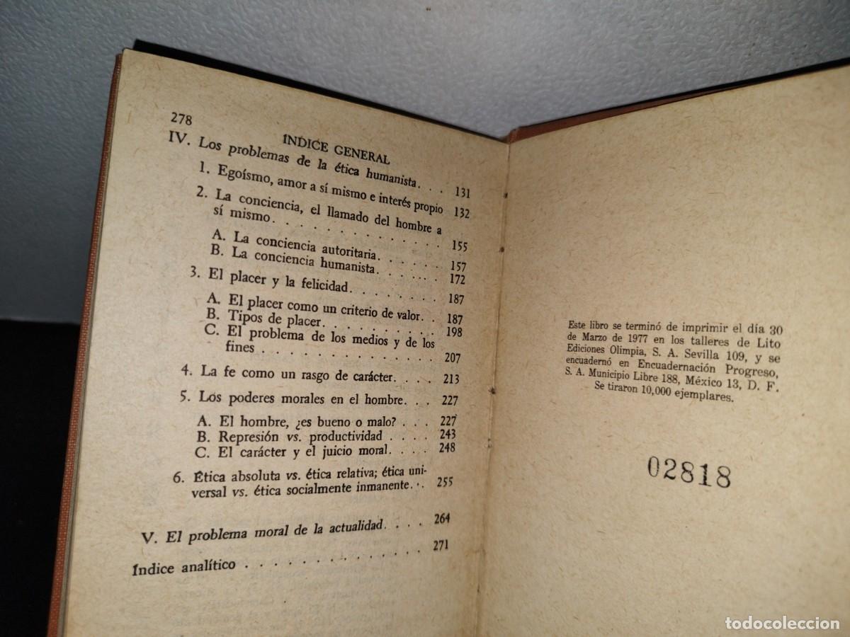 Libros de segunda mano: 51- &Eacute;TICA Y PSICOAN&Aacute;LISIS - ERICH FROMM - Foto 6