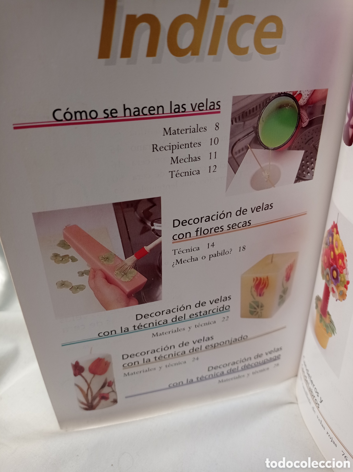 Libros de segunda mano: HACER Y DECORAR VELAS EDICIONES SUSAETA BUEN ESTADO - Foto 2