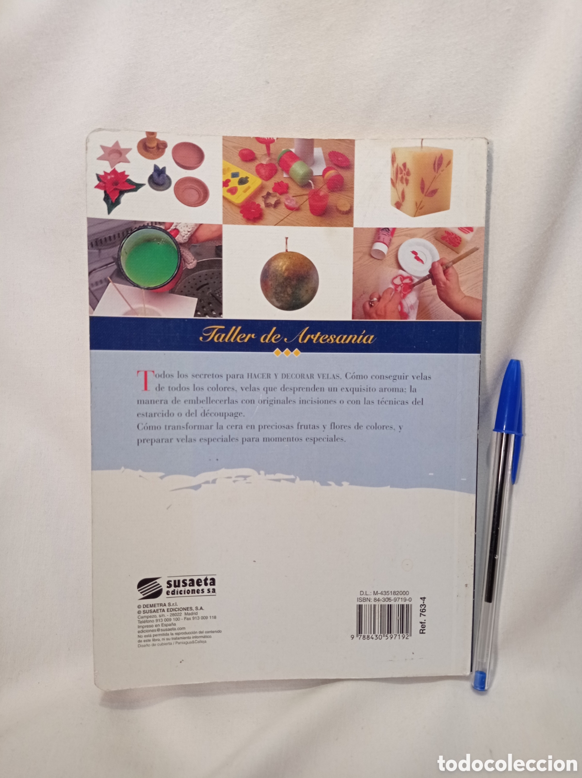 Libros de segunda mano: HACER Y DECORAR VELAS EDICIONES SUSAETA BUEN ESTADO - Foto 4