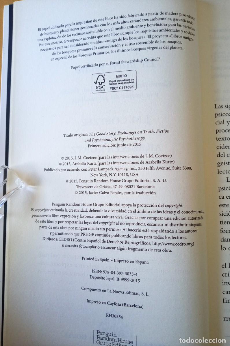 Libros de segunda mano: J.M. COETZEE ARABELLA KURTZ EL BUEN RELATO - Foto 6