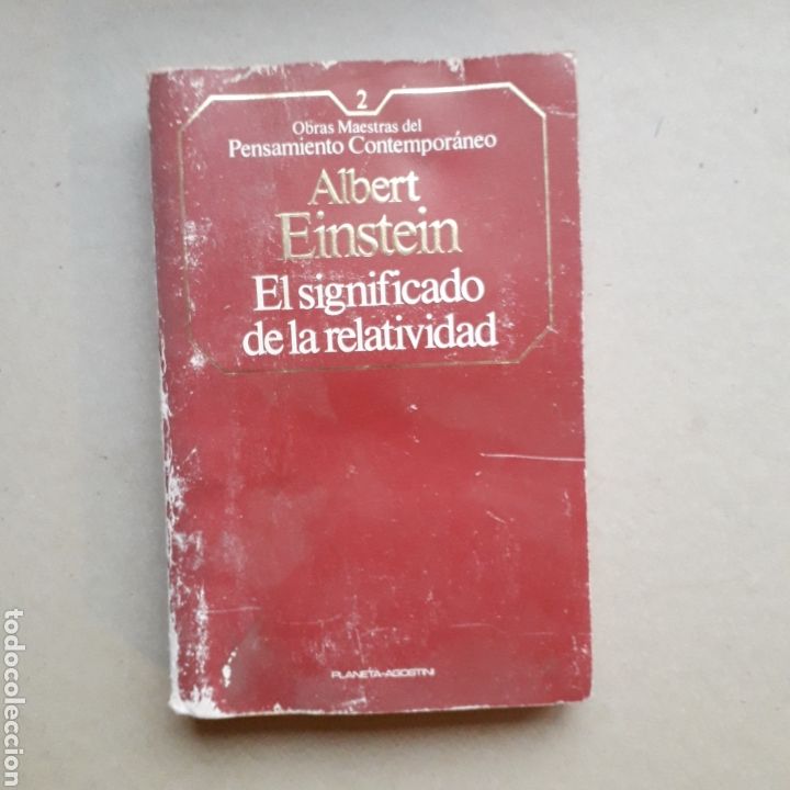 Libros de segunda mano: ALBERT EINSTEIN - EL SIGNIFICADO DELA RELATIVIDAD *** - Foto 1