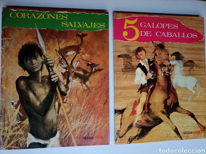 Libros de segunda mano: cinco galopes de caballos y corazones salvajes .. ediciones laida - Foto 1