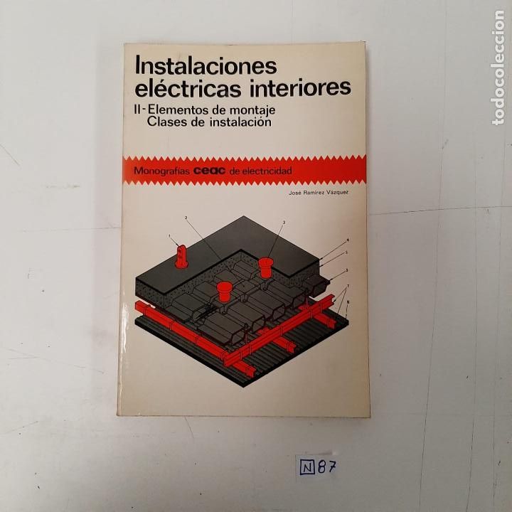 Libros de segunda mano: Instalaciones el&eacute;ctricas interiores - Foto 1