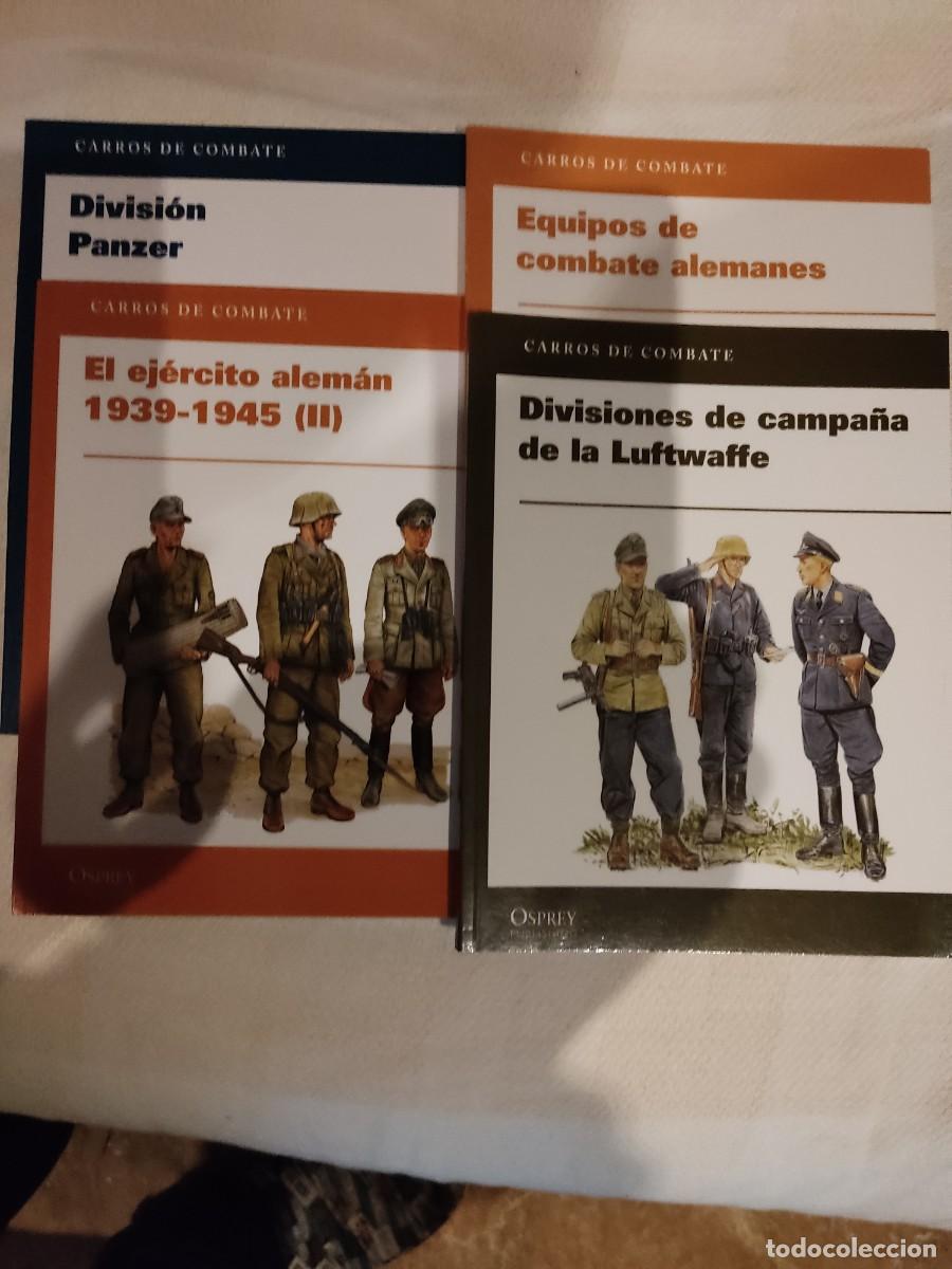 Libros de segunda mano: LOTE 4 LIBROS COLECCION CARROS DE COMBATE(EL EJERCITO ALEMAN, DIVISION PANZER,ETC.) - Foto 1
