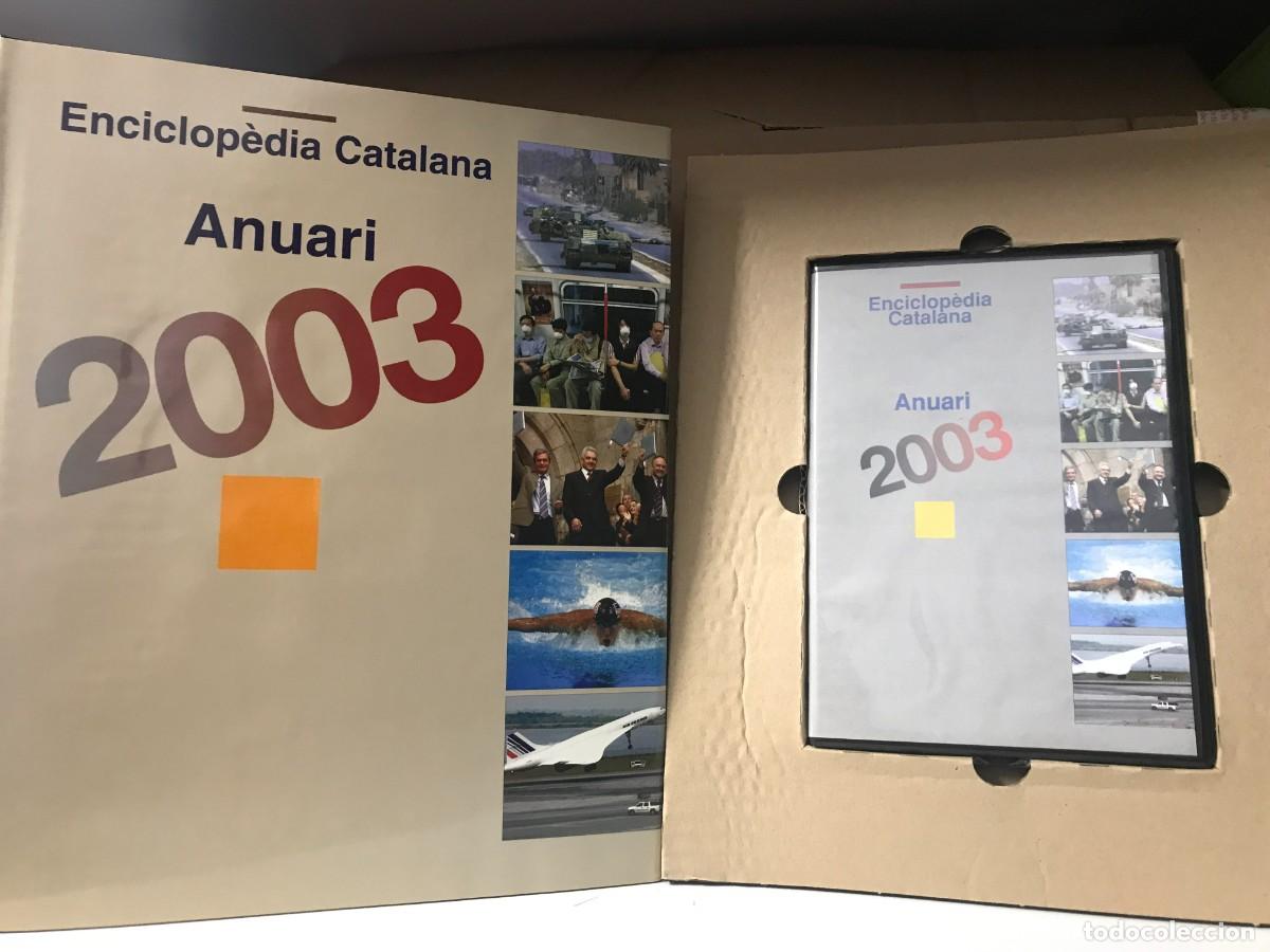 Libros de segunda mano: Anuari Enciclop&egrave;dia Catalana 2003. Llibre+CD - Foto 1