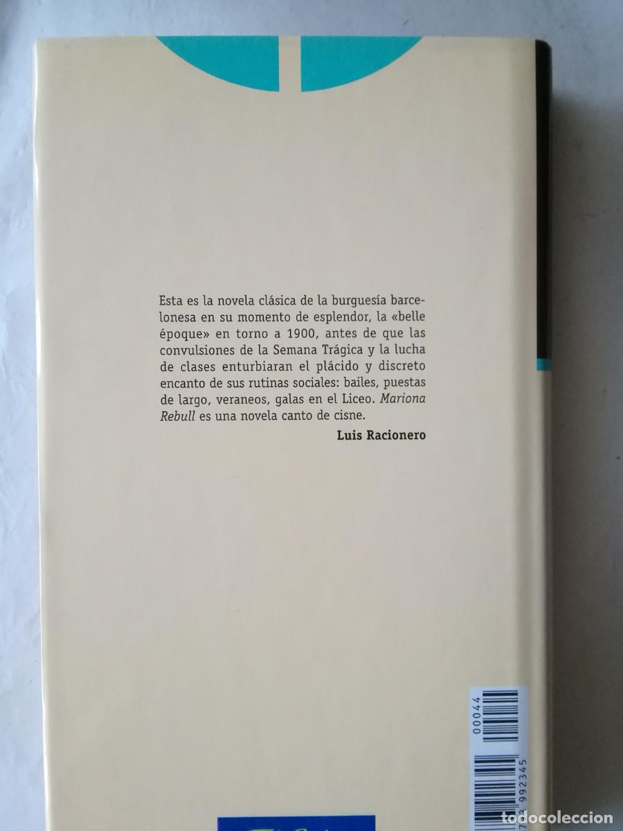 Libros de segunda mano: MARIONA REBULL - IGNACIO AGUST&Iacute; - Foto 2