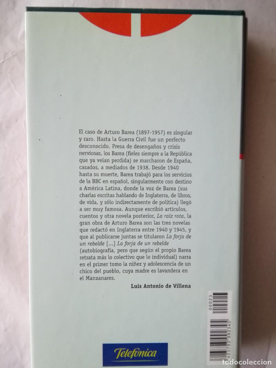 Libros de segunda mano: LA FORJA DE UN REBELDE I- LA FORJA - ARTURO BAREA - Foto 2