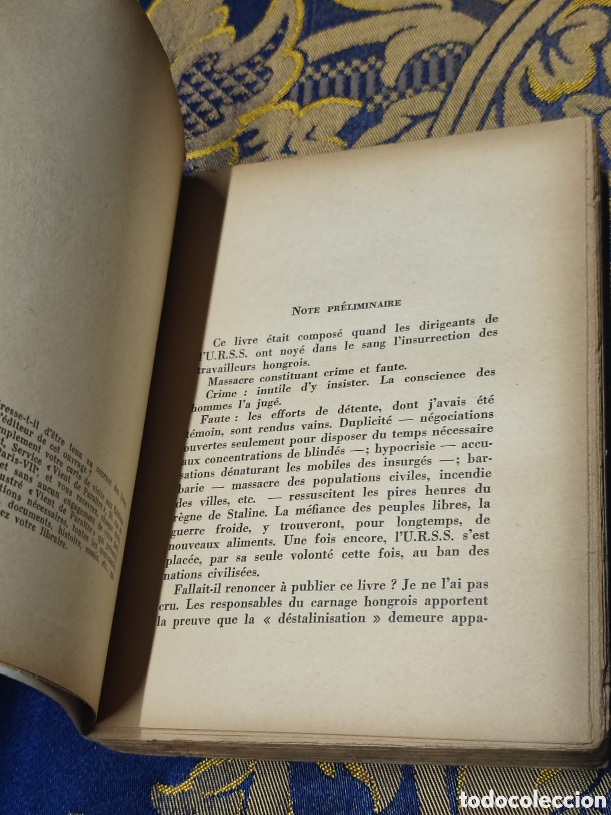 Libros de segunda mano: URSS Les yeux ouverts Jules Moch / en franc&eacute;s - Foto 4