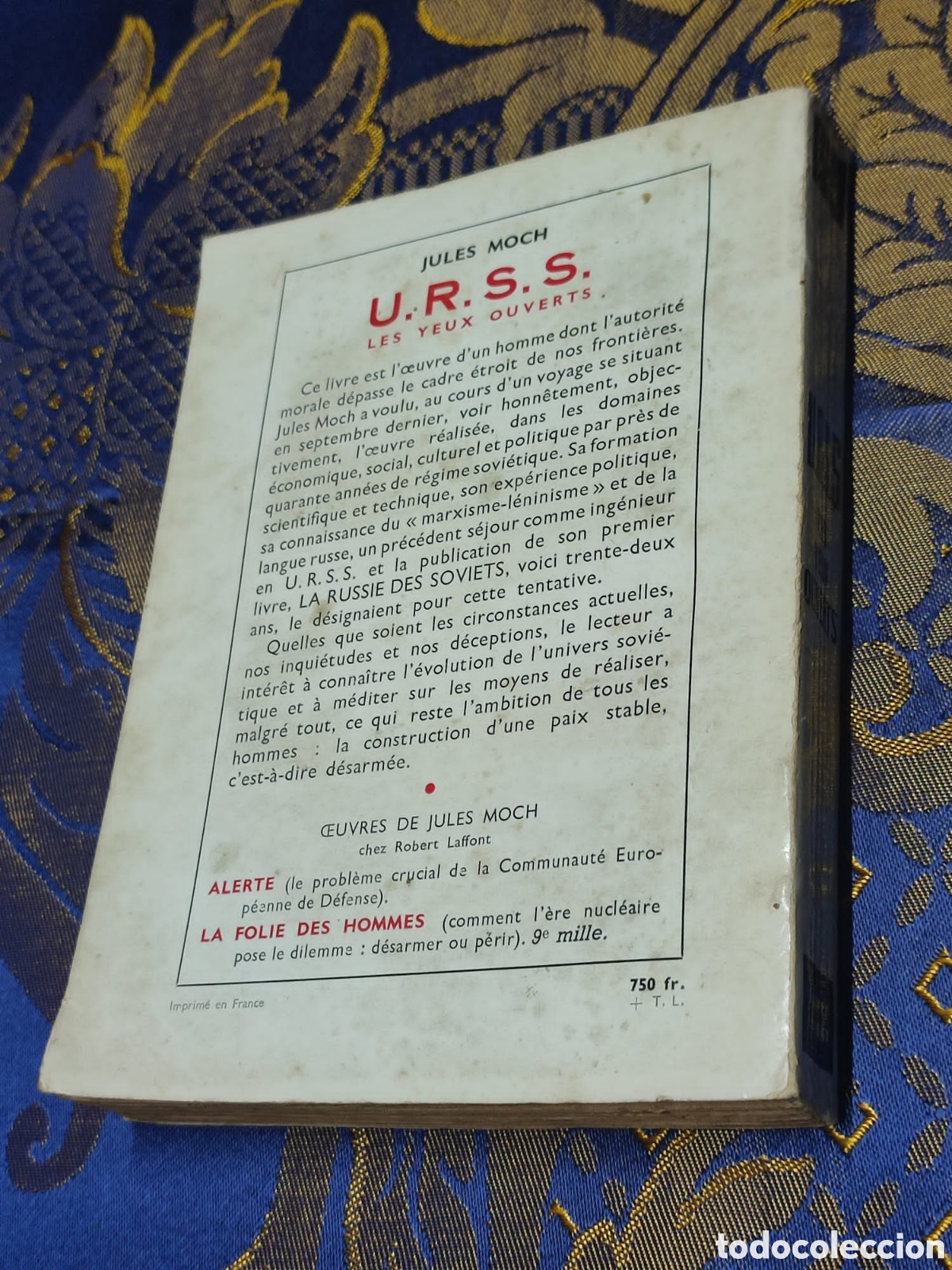 Libros de segunda mano: URSS Les yeux ouverts Jules Moch / en franc&eacute;s - Foto 6