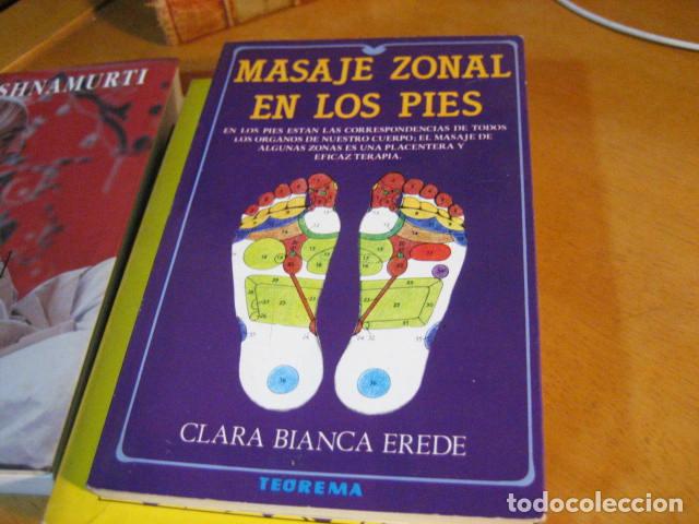 Libros de segunda mano: Masaje zonal en los pies, Clara Bianca Erede. Ed. Teorema. - Foto 1