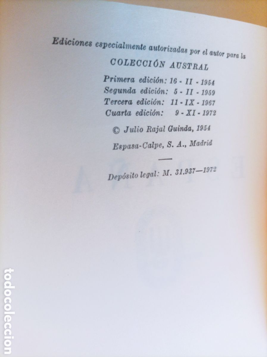 Libros de segunda mano: Espa&ntilde;a / Azor&iacute;n. Colecci&oacute;n Austral, 1202 - Foto 3