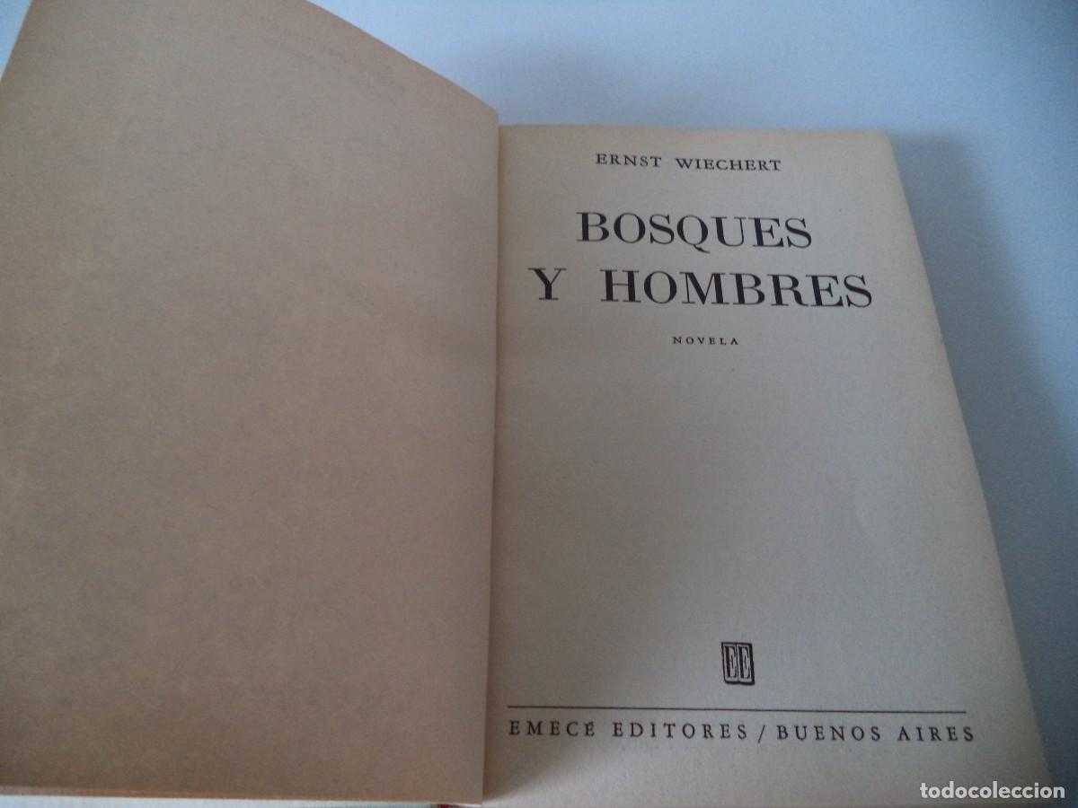 Libros de segunda mano: Hombres y Bosques.Autor:Ernst Wiechert. - Foto 3