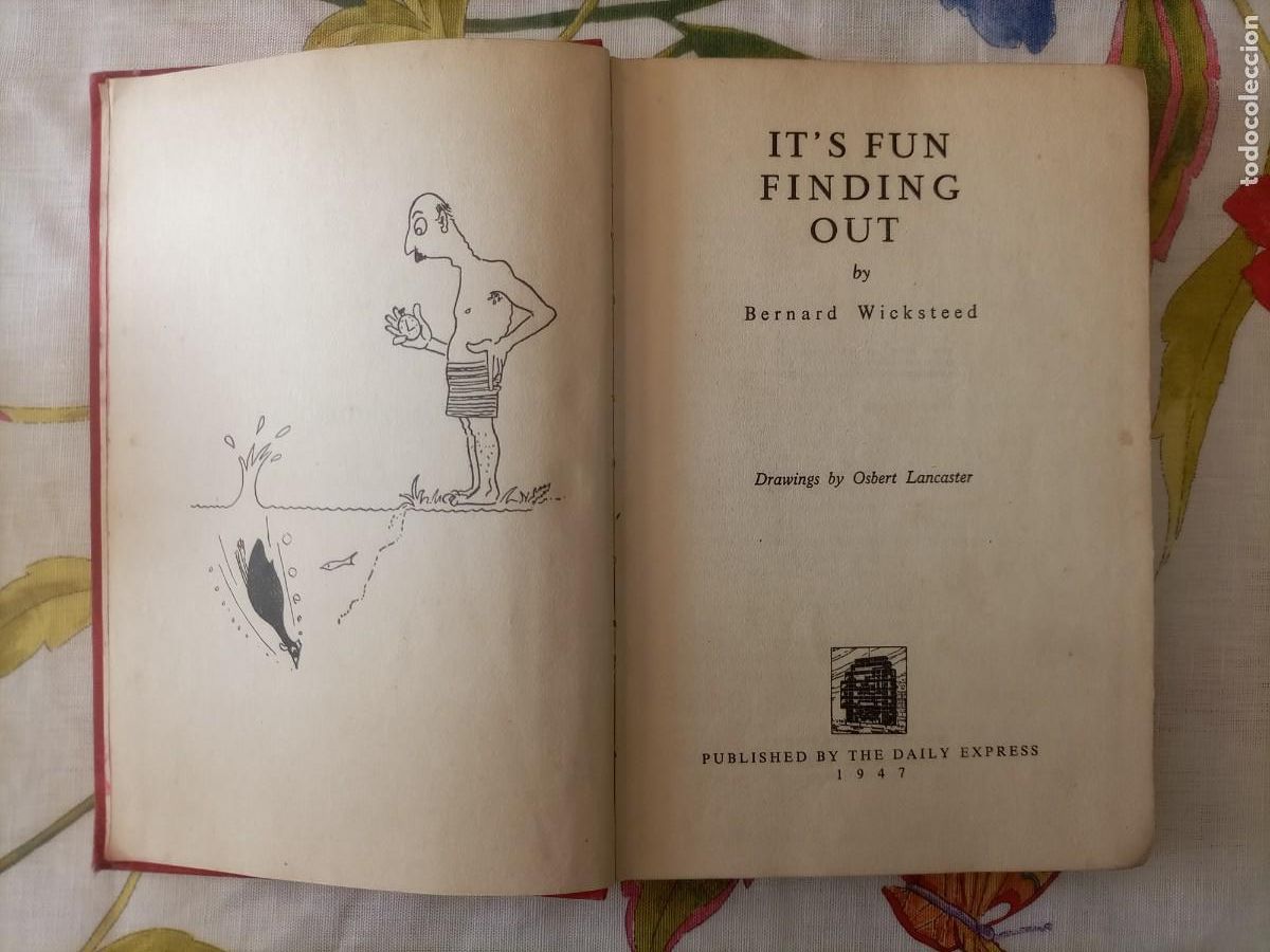 Libros de segunda mano: Its fun finding Out Daily Express 1947 libro en ingl&eacute;s - Foto 5