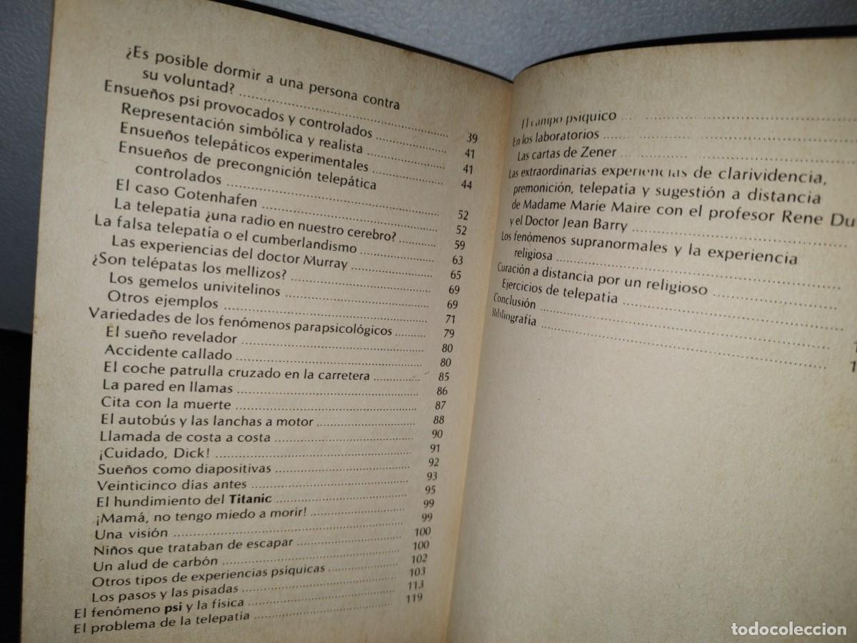 Libros de segunda mano: 52- LA TELEPAT&Iacute;A - FRANZ BERMAN - Foto 5