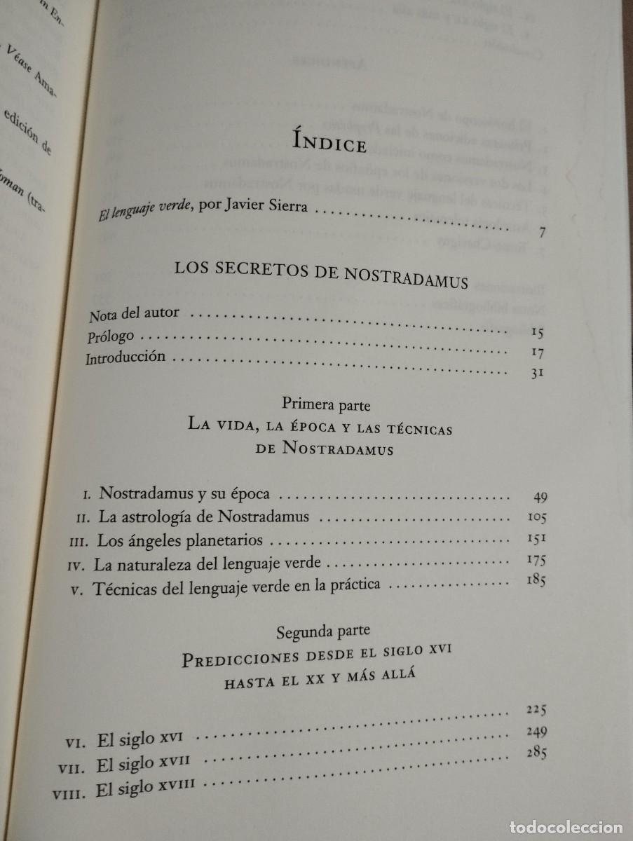 Libros de segunda mano: LOS SECRETOS DE NOSTRADAMUS (DAVID OVASON) - Foto 3