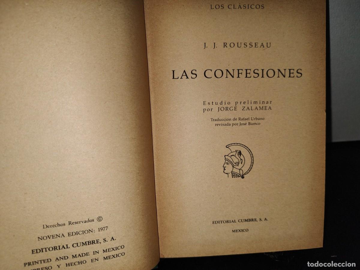 Libros de segunda mano: 52- LAS CONFESIONES - J. J. ROUSSEAU - Foto 4