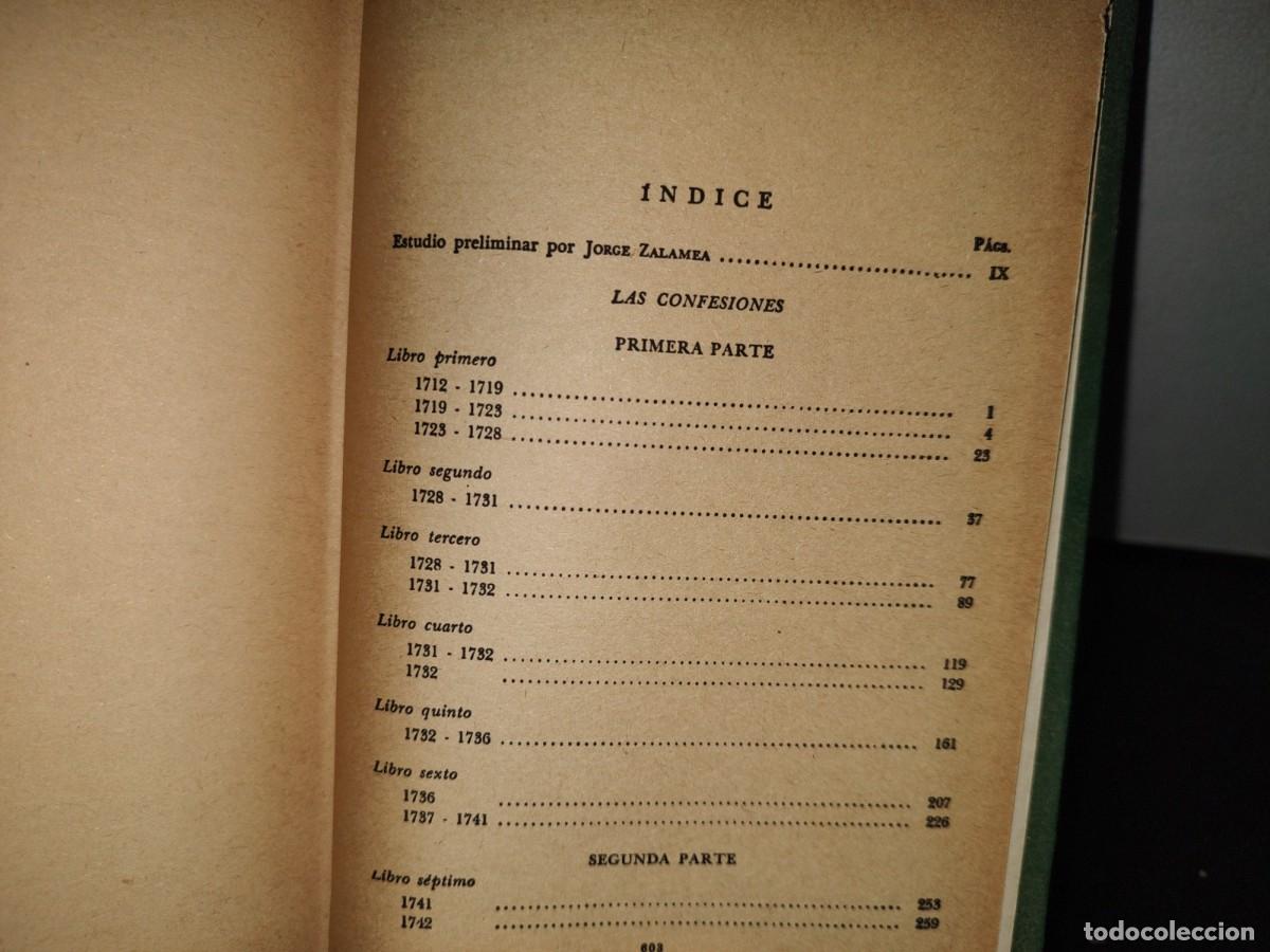 Libros de segunda mano: 52- LAS CONFESIONES - J. J. ROUSSEAU - Foto 6