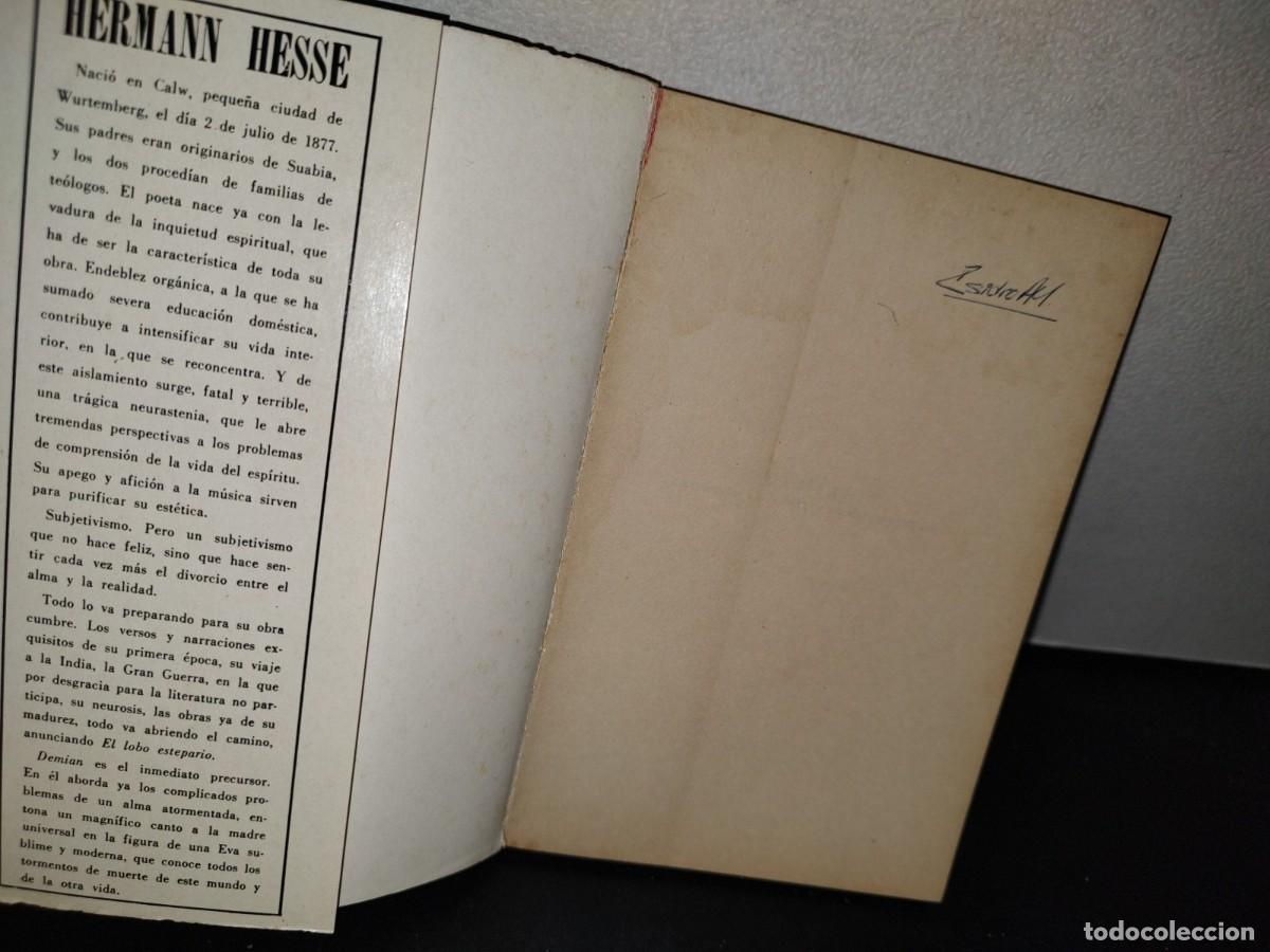 Libros de segunda mano: 52- DEMIAN - HERMANN HESSE - 1968 - Foto 3