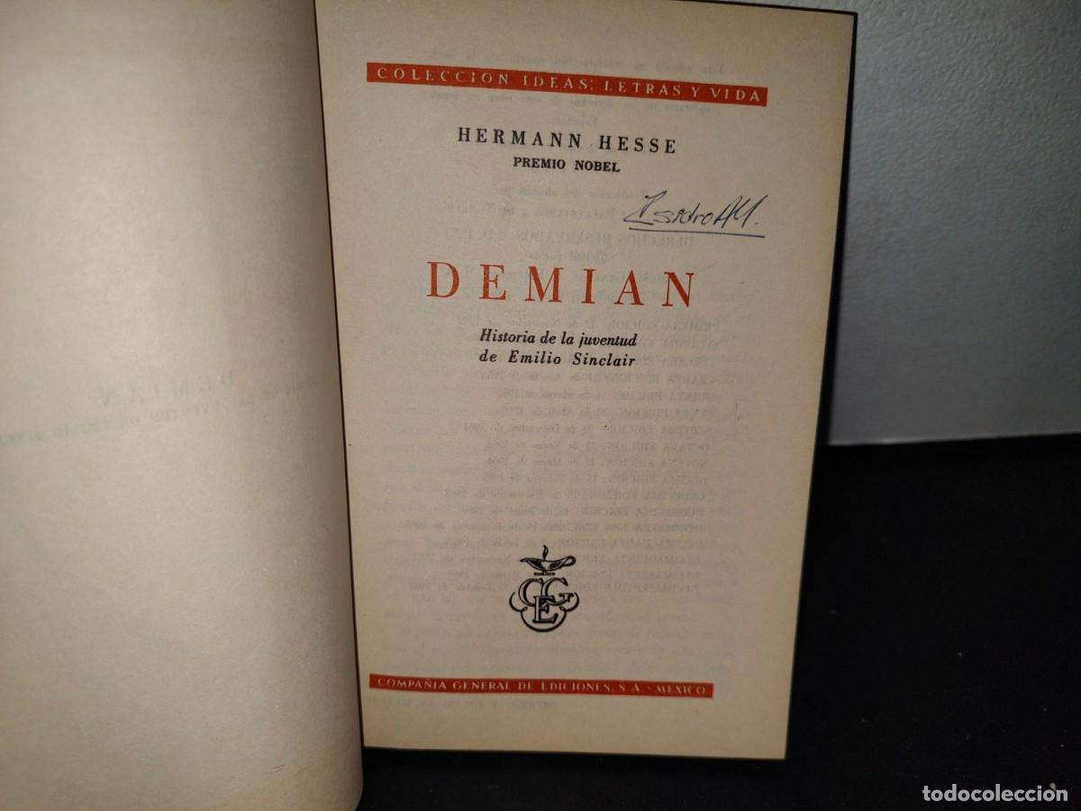 Libros de segunda mano: 52- DEMIAN - HERMANN HESSE - 1968 - Foto 4
