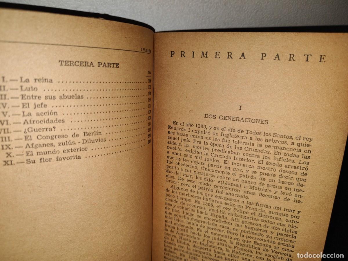 Libros de segunda mano: 52- DISRAEL&Iacute; - ANDR&Eacute; MAUROIS - 1948 - Foto 4