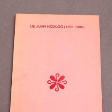 Libros de segunda mano: JUAN HIDALGO - ZAJ - FIRMADO Y NUMERADO 48/200 - 1988. Lote 381038724