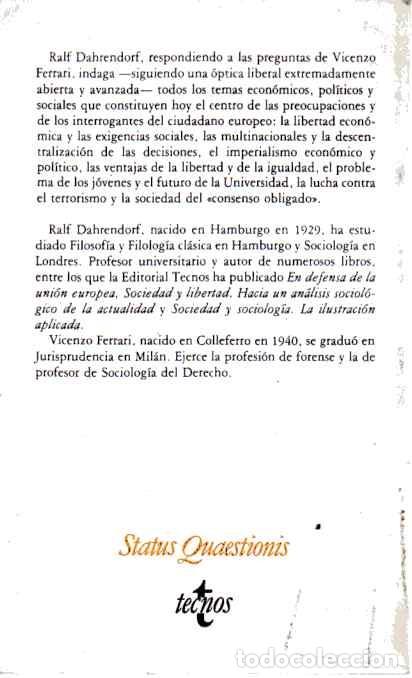 Libros de segunda mano: EL NUEVO LIBERALISMO - RALF DAHRENDORF - Foto 3
