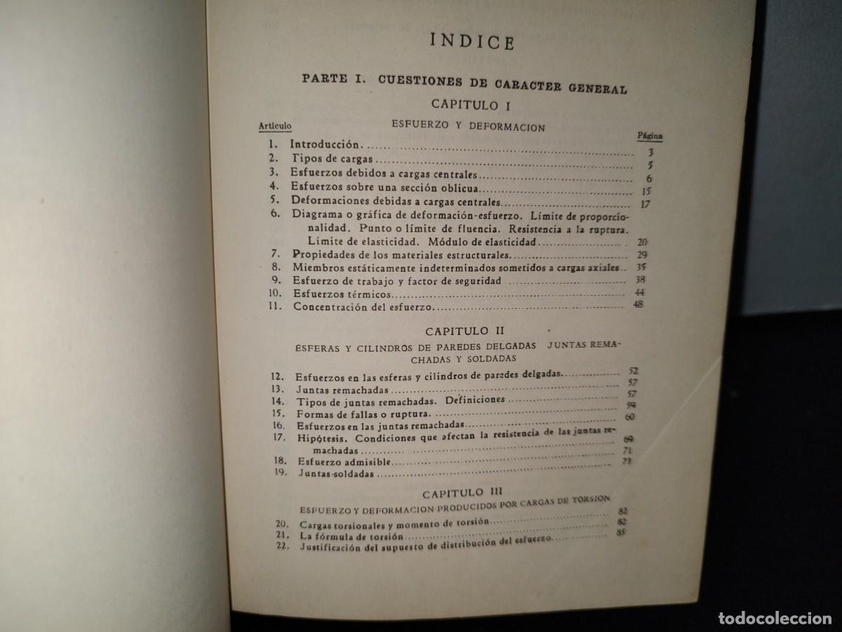 Libros de segunda mano: 53- RESISTENCIA DE MATERIALES - FRED B. SEELY - 1954 - Foto 6