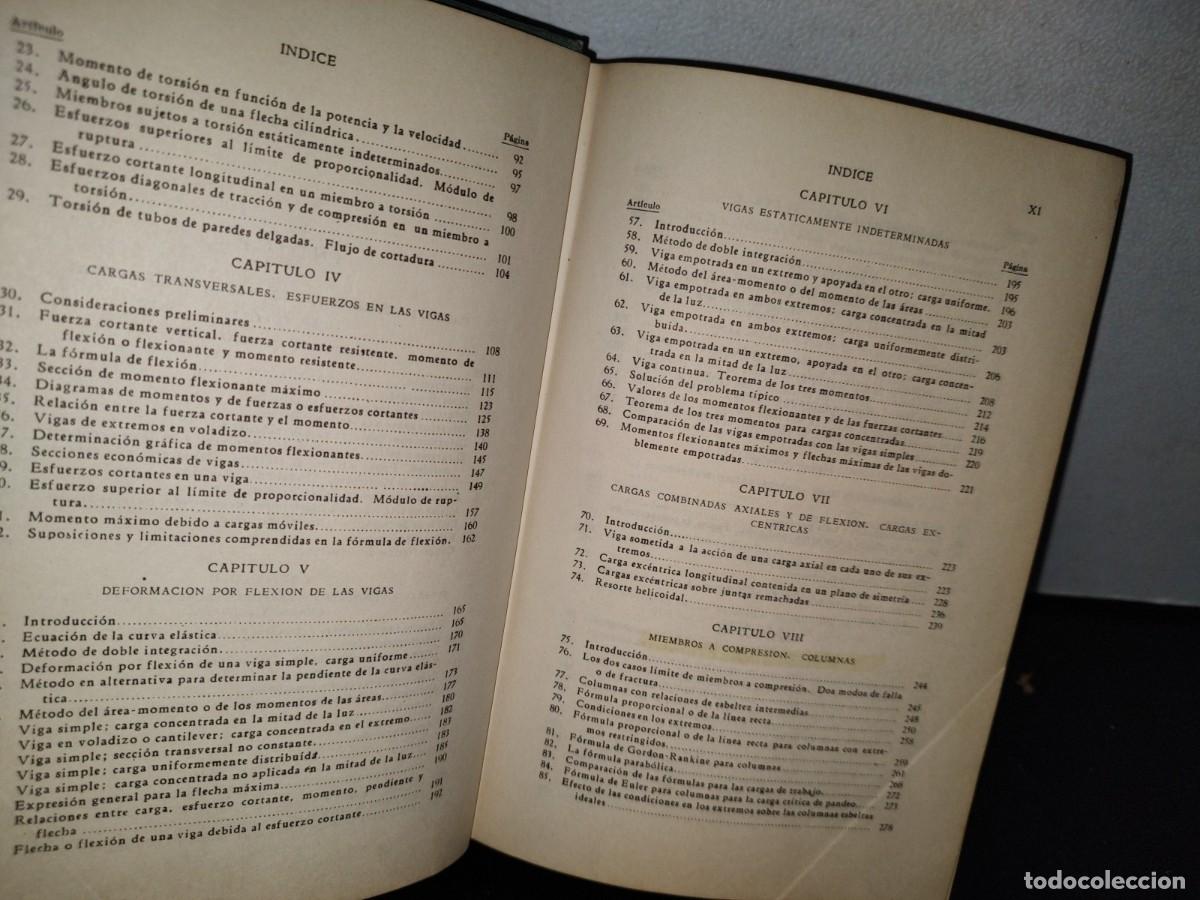 Libros de segunda mano: 53- RESISTENCIA DE MATERIALES - FRED B. SEELY - 1954 - Foto 7